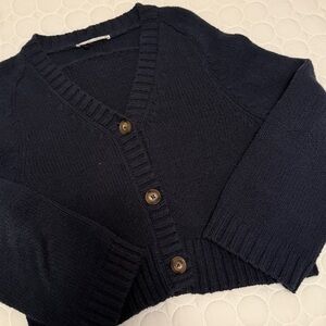 Abercrombie & fitch cotton blend short  cardigan